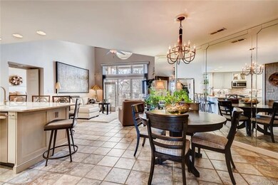 Dining Area looking into the Living Room Area
