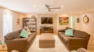 Huge open living room space