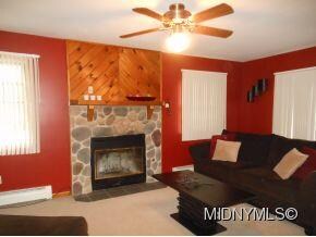 spacious living room