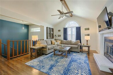 Vaulted Living Room
