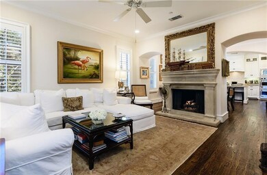 Living Room gas fireplace for cool evenings and a 