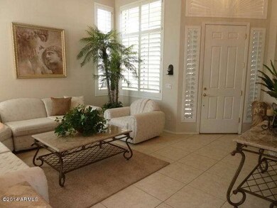 Living Room with Plantation Shutters