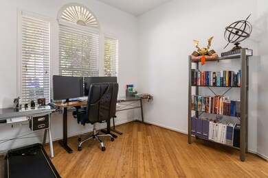 work from home with a beautiful window looking out