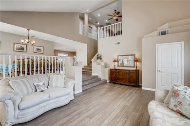 The vaulted ceilings give your home an expansive a