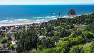 Looking north to Haystack Rock