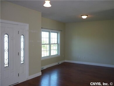 Foyer Open plan combines formal entry with livingr