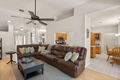 Family room offers plenty of space to spread out w