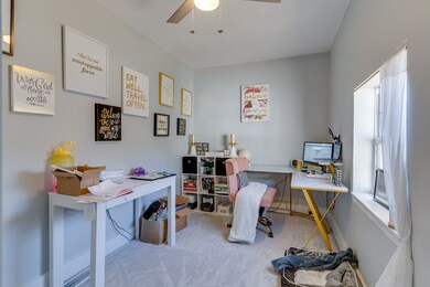 Currently being used as an office. This room has a door for privacy.