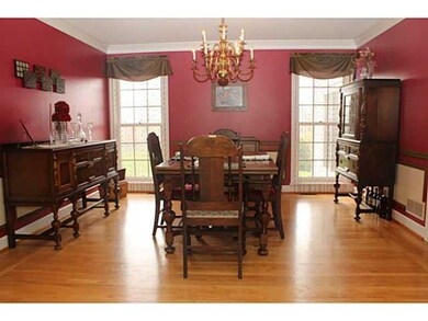 Dining Room. Formal dining room with hardwood floo