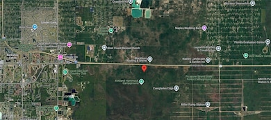 Aerial view of property's location