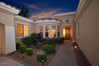 Welcoming front walk