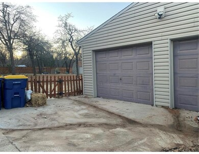 Detached garage with backyard access