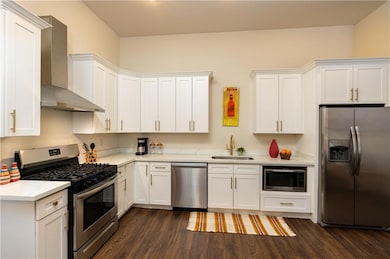 Open Floor Plan Kitchen with ample cabinets