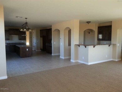 Looking into kitchen