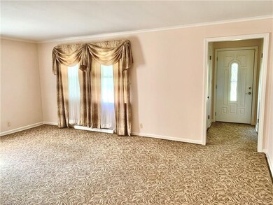 Front door enters into Living Room (2 large closet