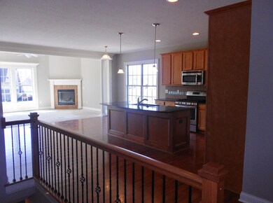 Kitchen/Great Room from hall