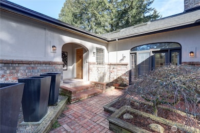 Extensive Hardscape and Multiple Courtyards.