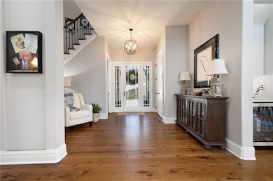 Grand foyer/updated lighting and new paint throughout