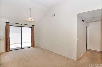 A sliding glass door from the dining area leads to