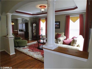Living Room - Formal Living Room Features Wood Flo
