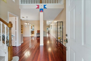 Foyer leading into the home with those beautiful h