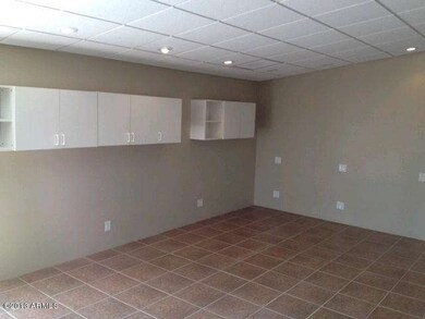 man cave behind shop