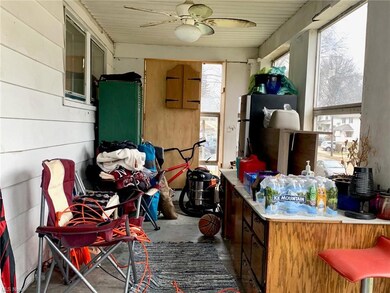 Enclosed front porch
