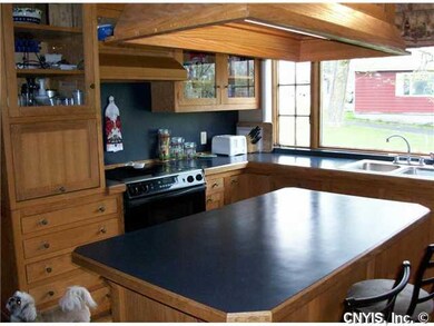 Kitchen. Custome oak cabinets with floor to ceilin