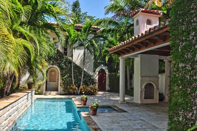 pool and cabana