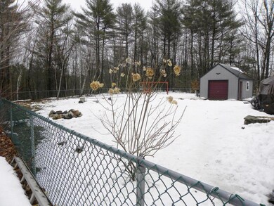 Another view of the yard - buried...