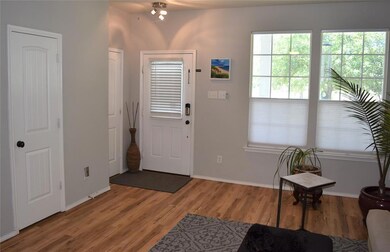 Front Entry with coat closet and half bath