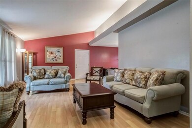 Great Room has vaulted ceiling and fantastic light