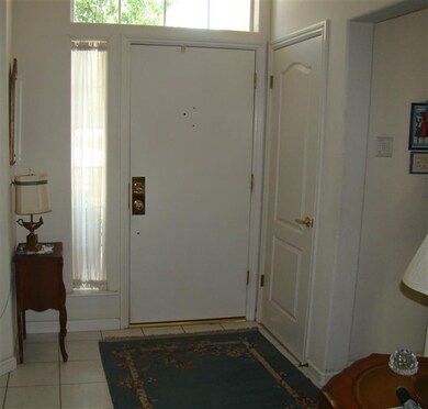 Front entrance inside of house