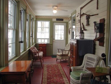 Looking from kitchen door to porch...