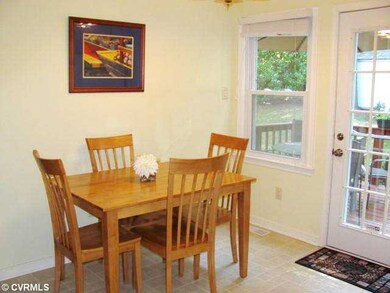 Kitchen - Eating Area in the Kitchen with Door to 