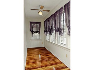 Porch. beautiful 3 season sun porch with refinishe