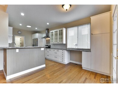 Glass doors and tons of counter space