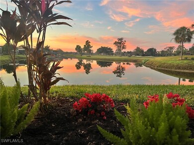 Water view and golf course from home