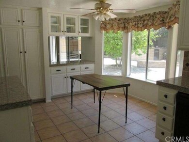 The breakfast nook in the kitchen