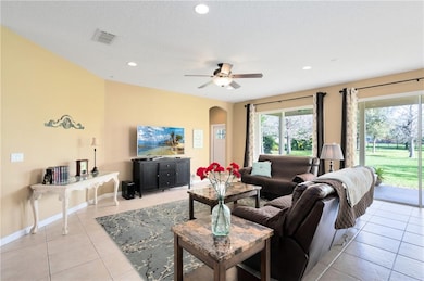 spacious family room