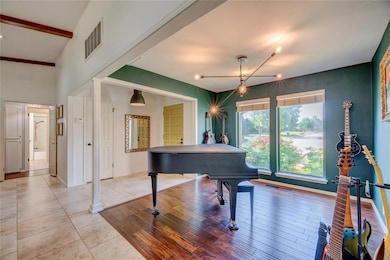 Rec room featuring baseboards