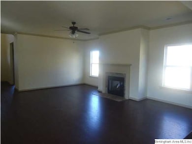 The Providence plan features a large living area w
