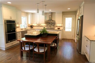 Kitchen has a convenient, artistic, built-in dinin