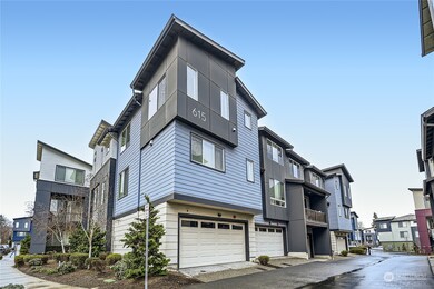 Desirable 2-car attached garage at the back of the townhome.