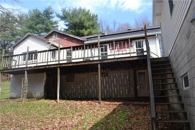 rear of house