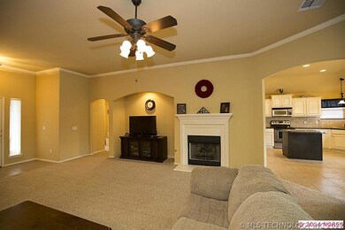 10'ceiling heights. Great room opens to kitchen an
