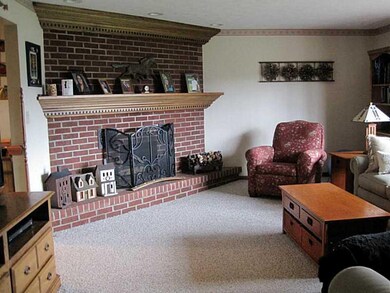 Family Room. Family room with fireplace