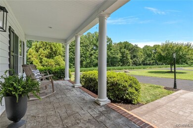 Front porch perfect for sitting and rocking