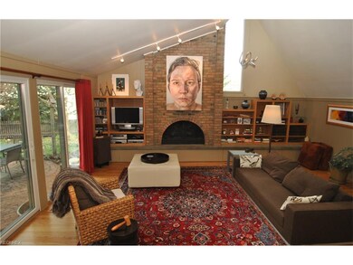 This stunning family room addition with its vaulte