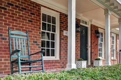 View of large front porch